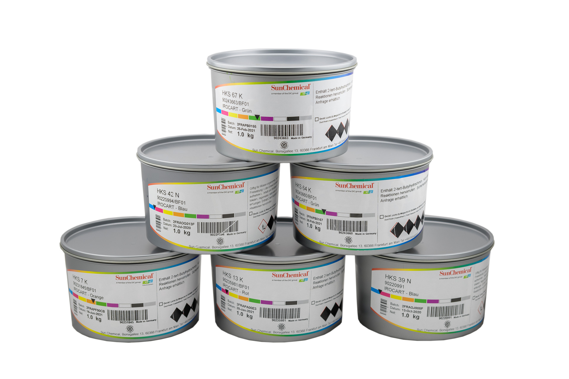 HKS Sonderfarben Sun Chemical
