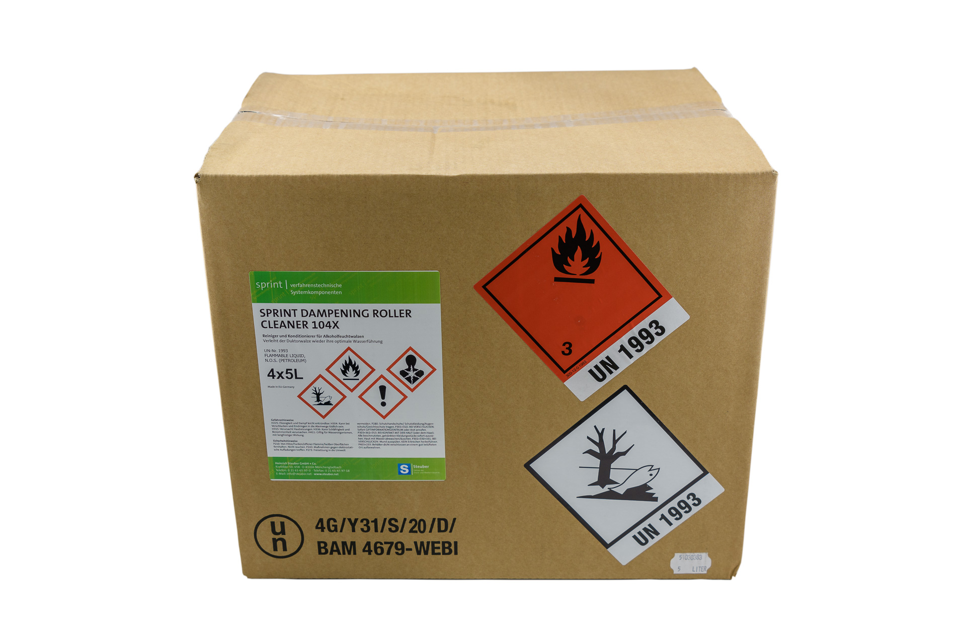 STEUBER dampening roller cleaner 104X